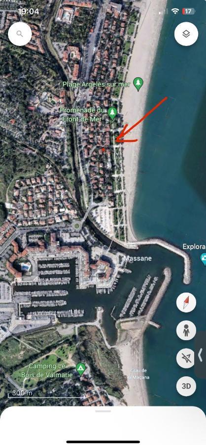 Les Pieds Dans Le Sable Leilighet Argelès-sur-Mer Eksteriør bilde